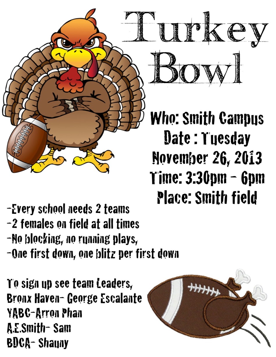 turkey bowl  flyer
